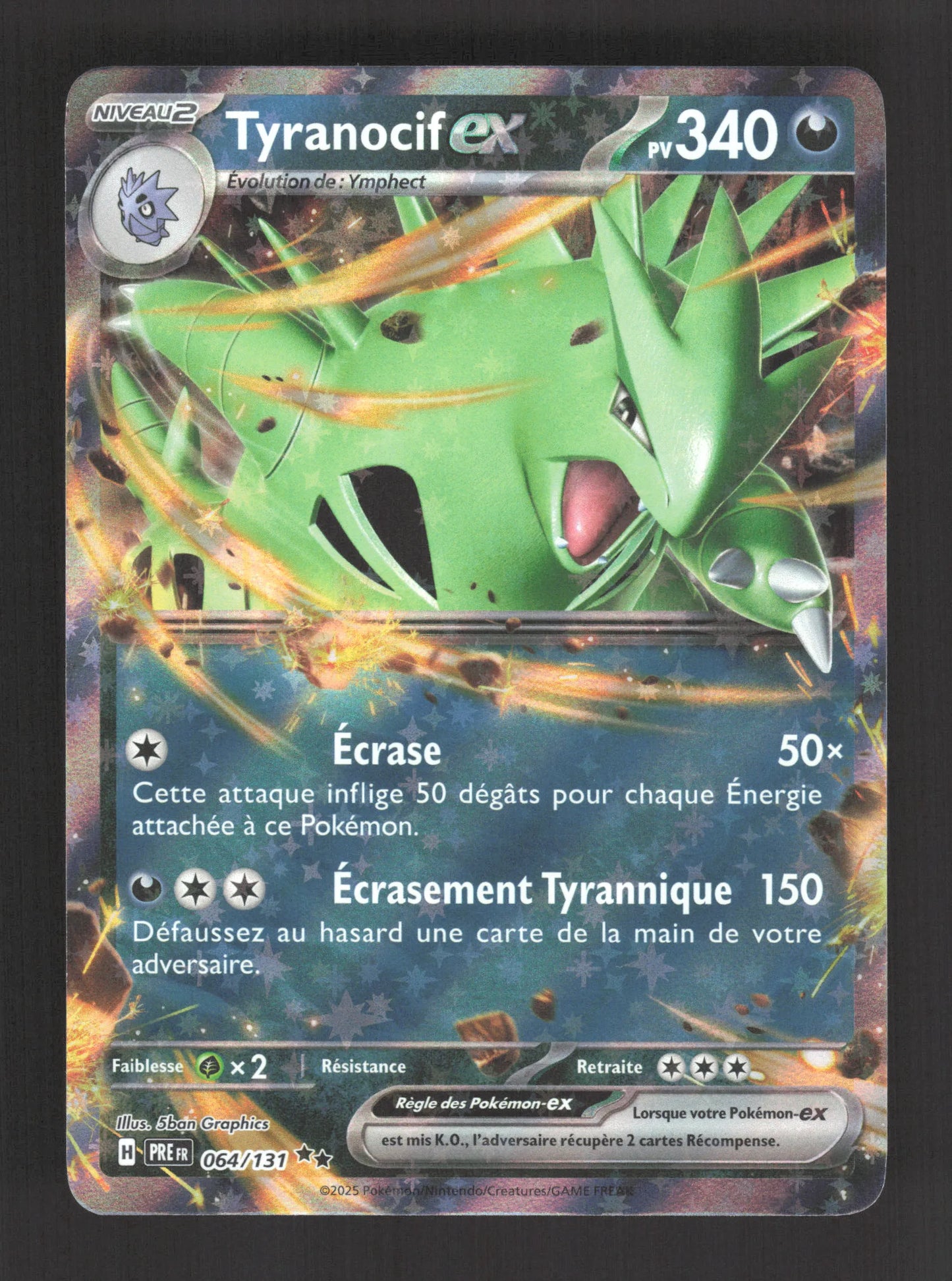 064/131 Tyranocif EX - Évolutions Prismatiques