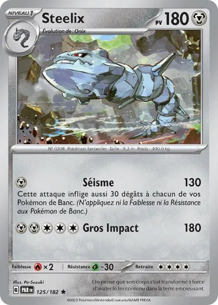 Steelix Holo 125/182 - Faille Paradoxe