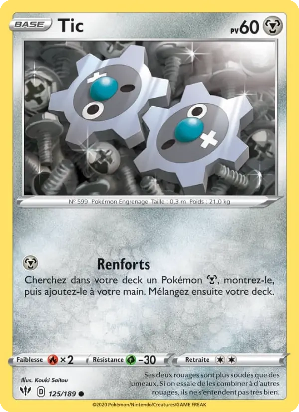 125/189 Tic Reverse - Ténèbres Embrasées