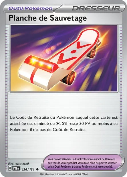 126/131 Planche de Sauvetage Reverse - Évolutions Prismatiques