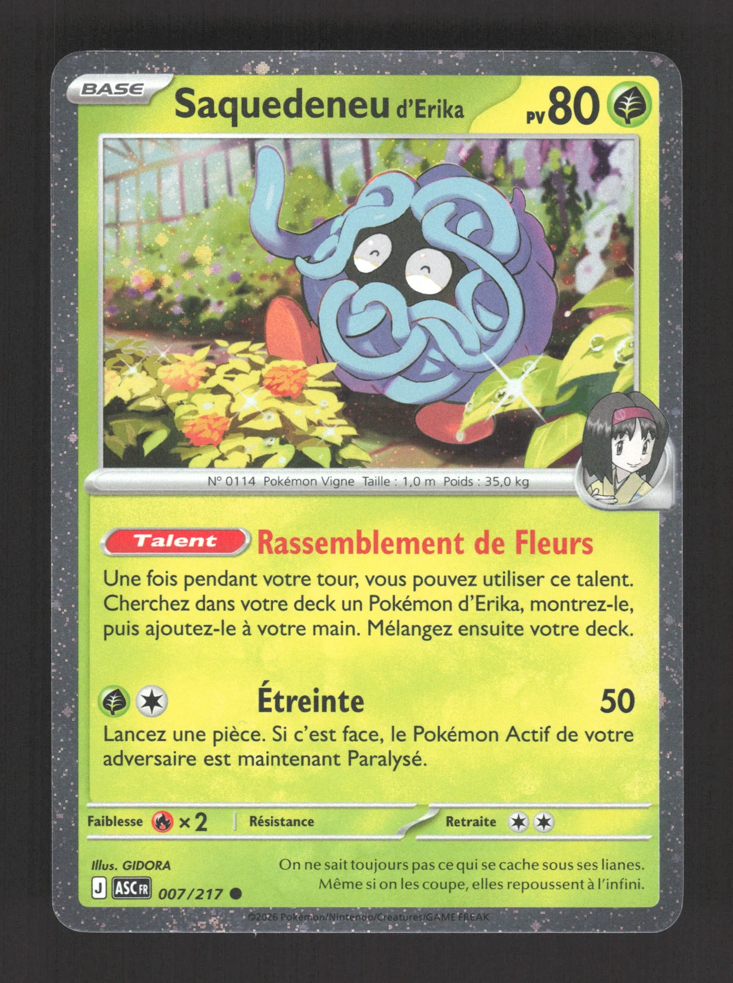 007/217 Saquedeneu HOLO COSMOS - Héros Transcendants - Holo Cosmos