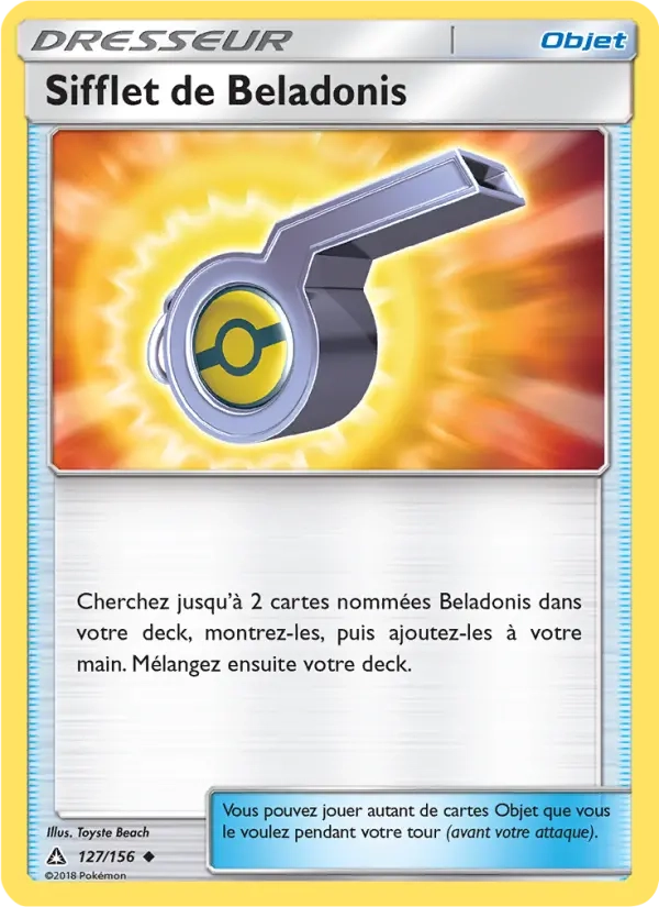 127/156 Sifflet de Beladonis REVERSE - Ultra-Prisme