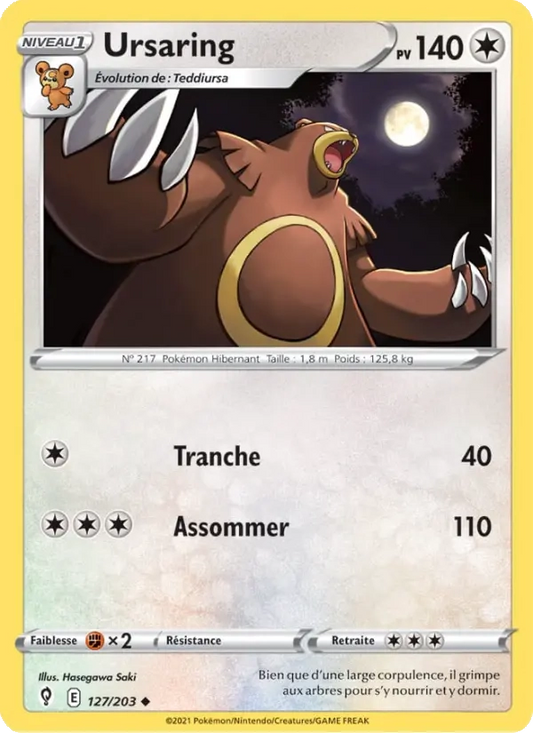 127/203 Ursaring Reverse - Évolution Céleste