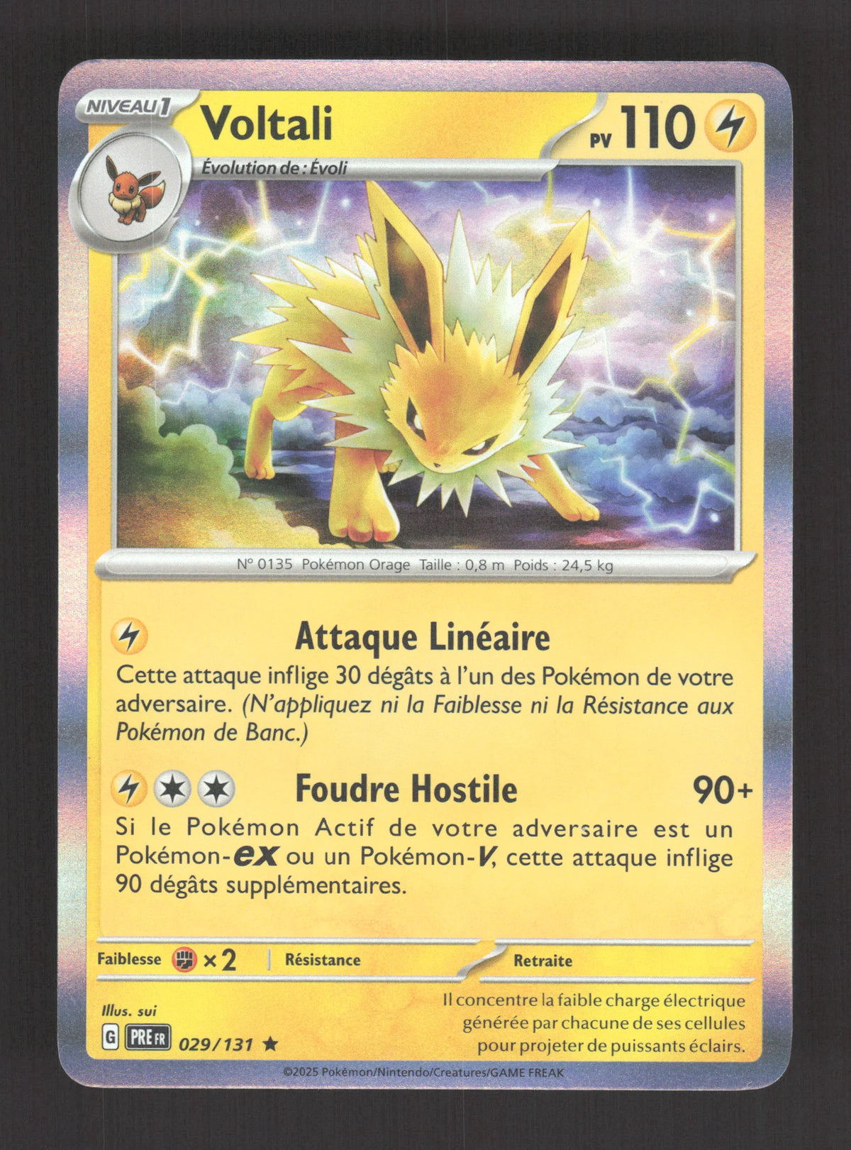 029/131 Voltali HOLO - Évolutions Prismatiques