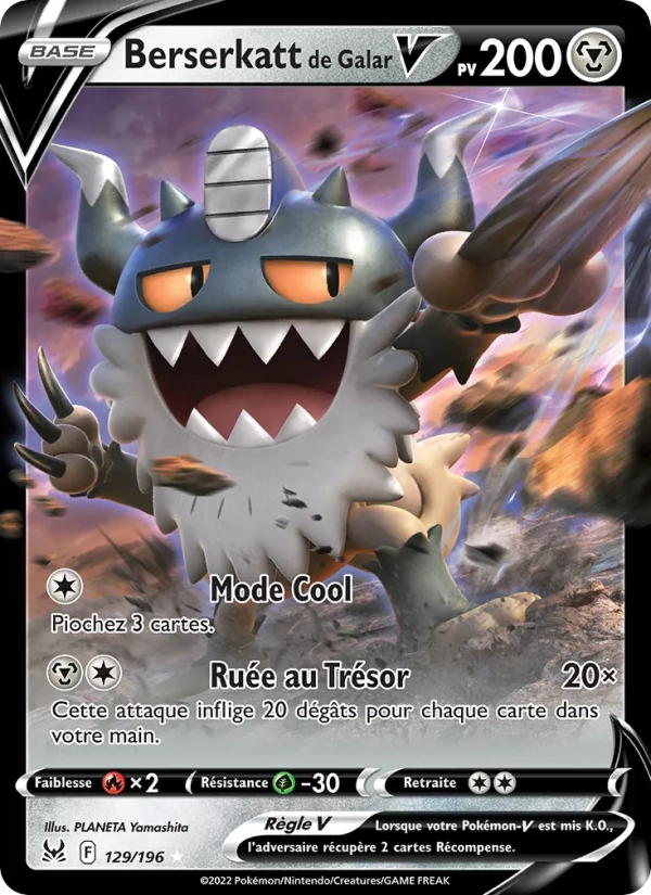 129/196 Berserkatt de Galar V - Origine Perdue