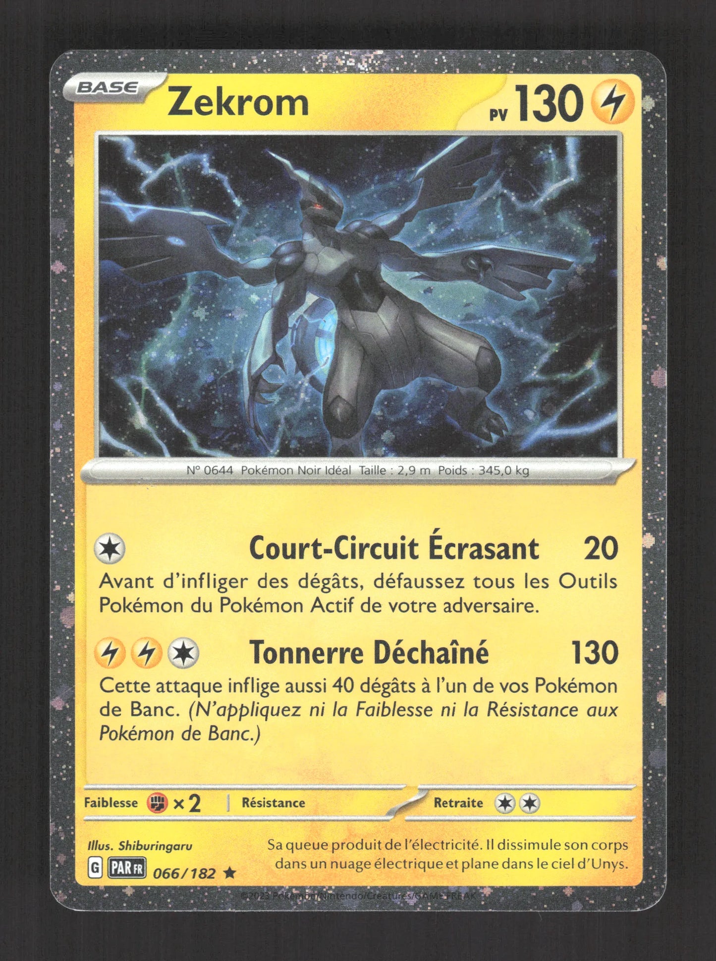 066/182 Zekrom HOLO COSMOS - Faille Paradoxe - Holo Cosmos