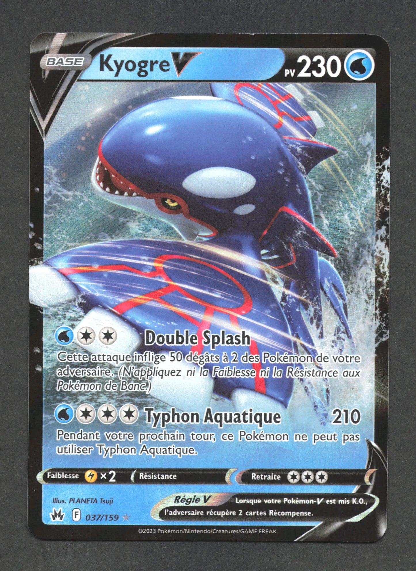 037/159 Kyogre V - Zénith Suprême