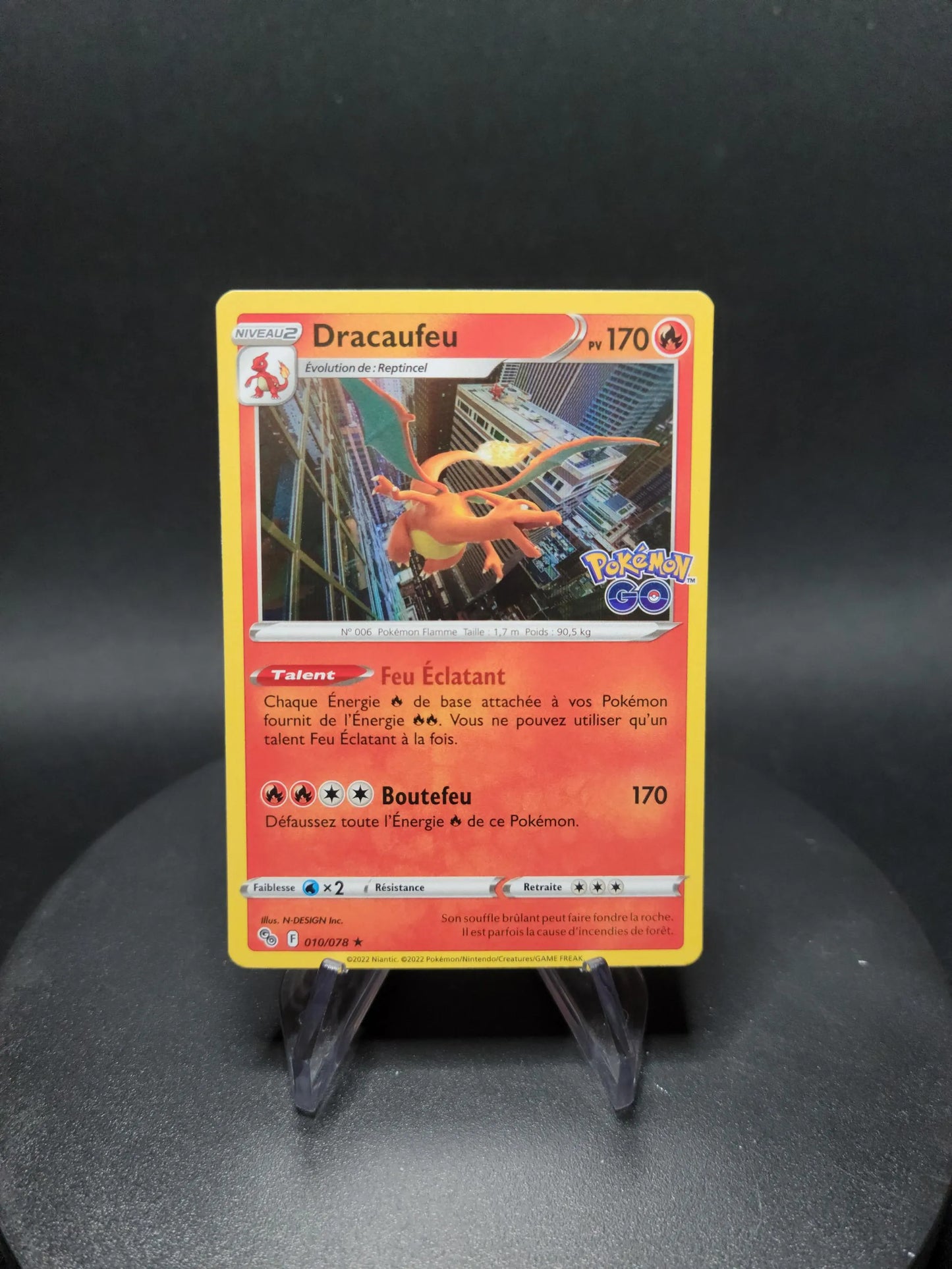 010/078 Dracaufeu HOLO - Pokémon GO