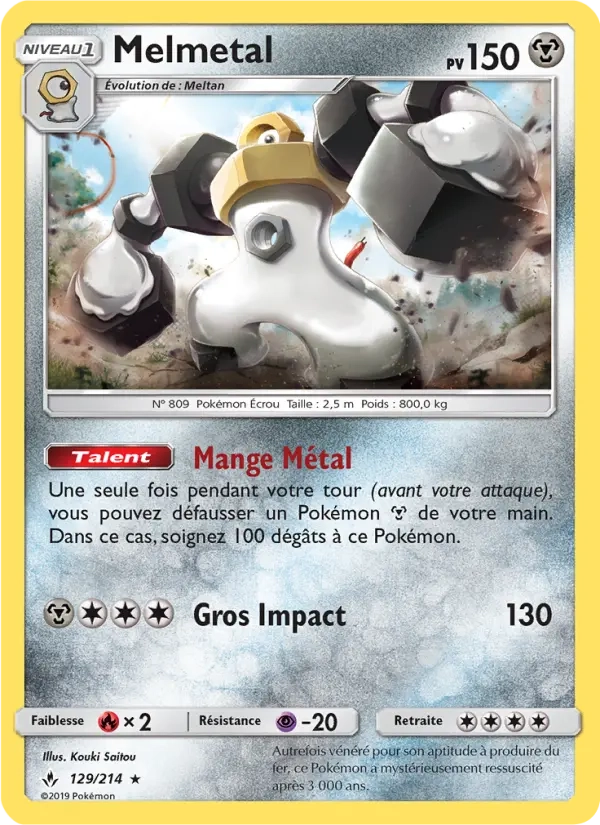 129/214 Melmetal HOLO - Alliance Infaillible