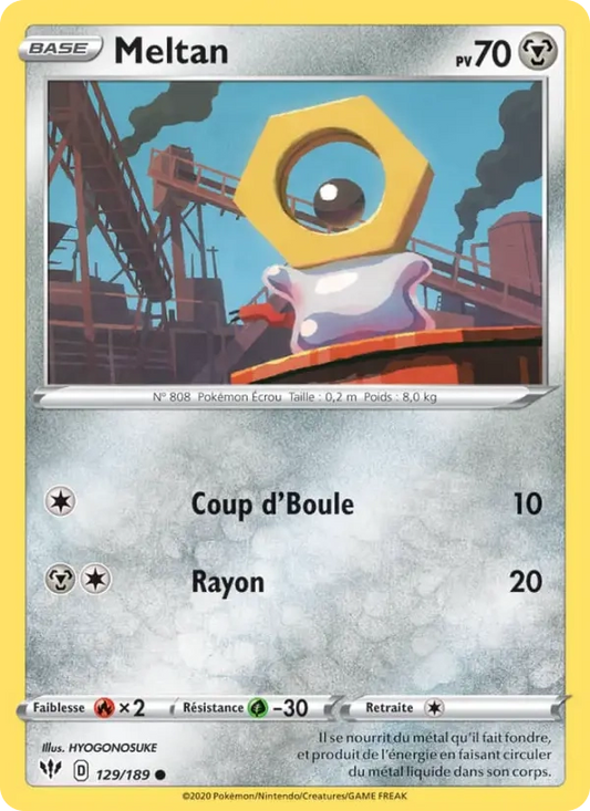 129/189 Meltan Reverse - Ténèbres Embrasées