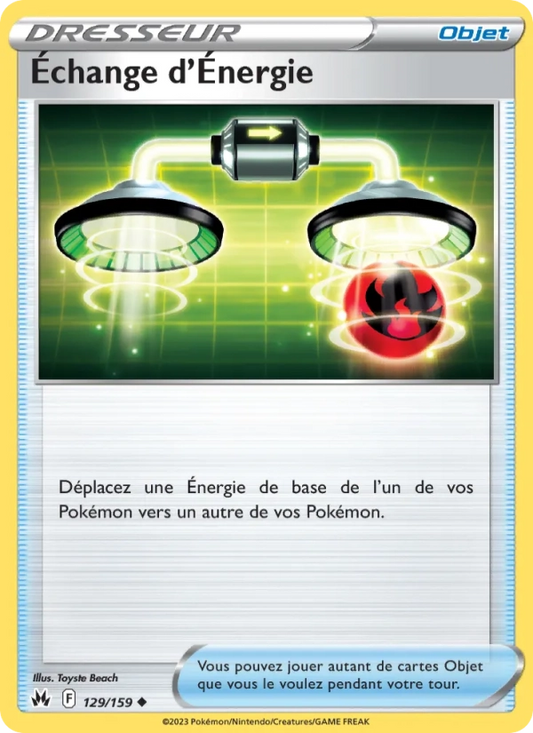 129/159 Echange Energie REVERSE - Zénith Suprême