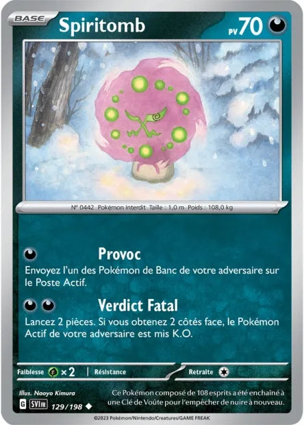 Spiritomb Reverse 129/198 - Écarlate et Violet