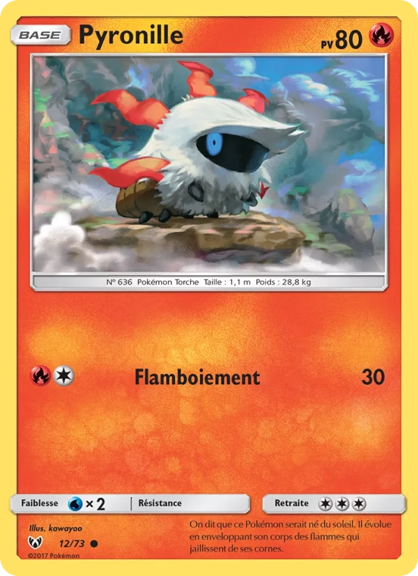 12/73 Pyronille REVERSE - Légendes Brillantes