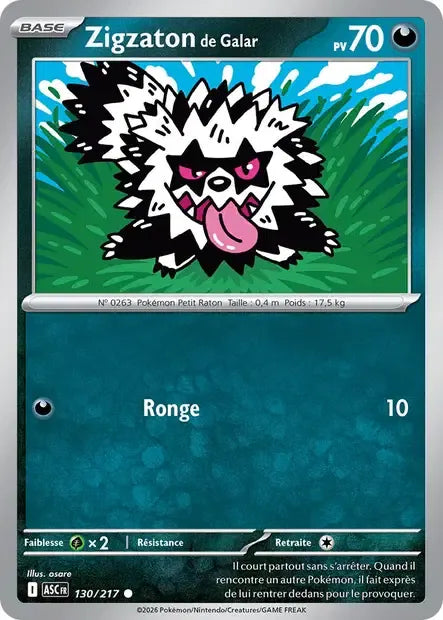 130/217 Zigzaton REVERSE ENERGIE - Héros Transcendants