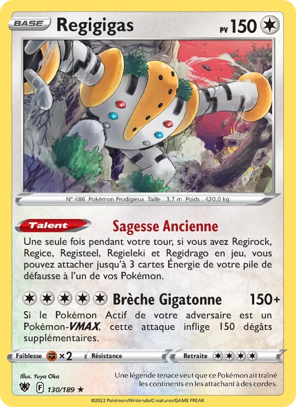 Regigigas Holo 130/189 - Astres Radieux