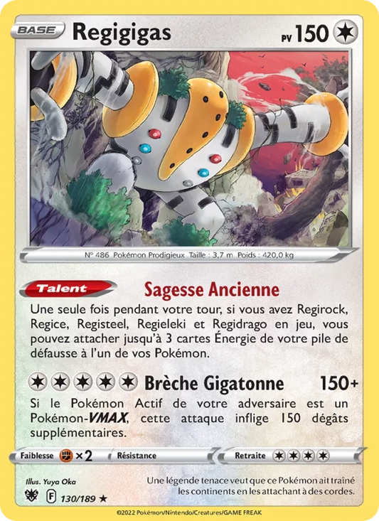 Regigigas Holo 130/189 - Astres Radieux