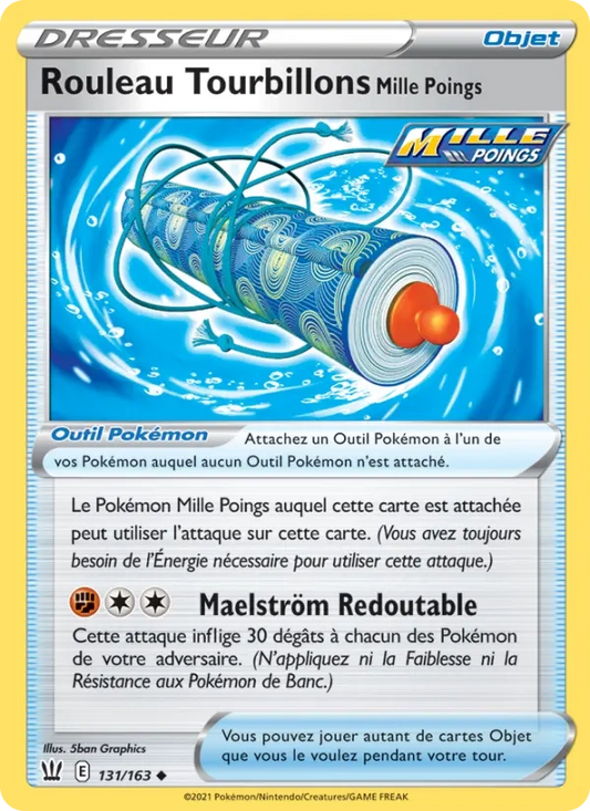 131/163 Rouleau Tourbillons Mille Poings Reverse - Styles de Combat