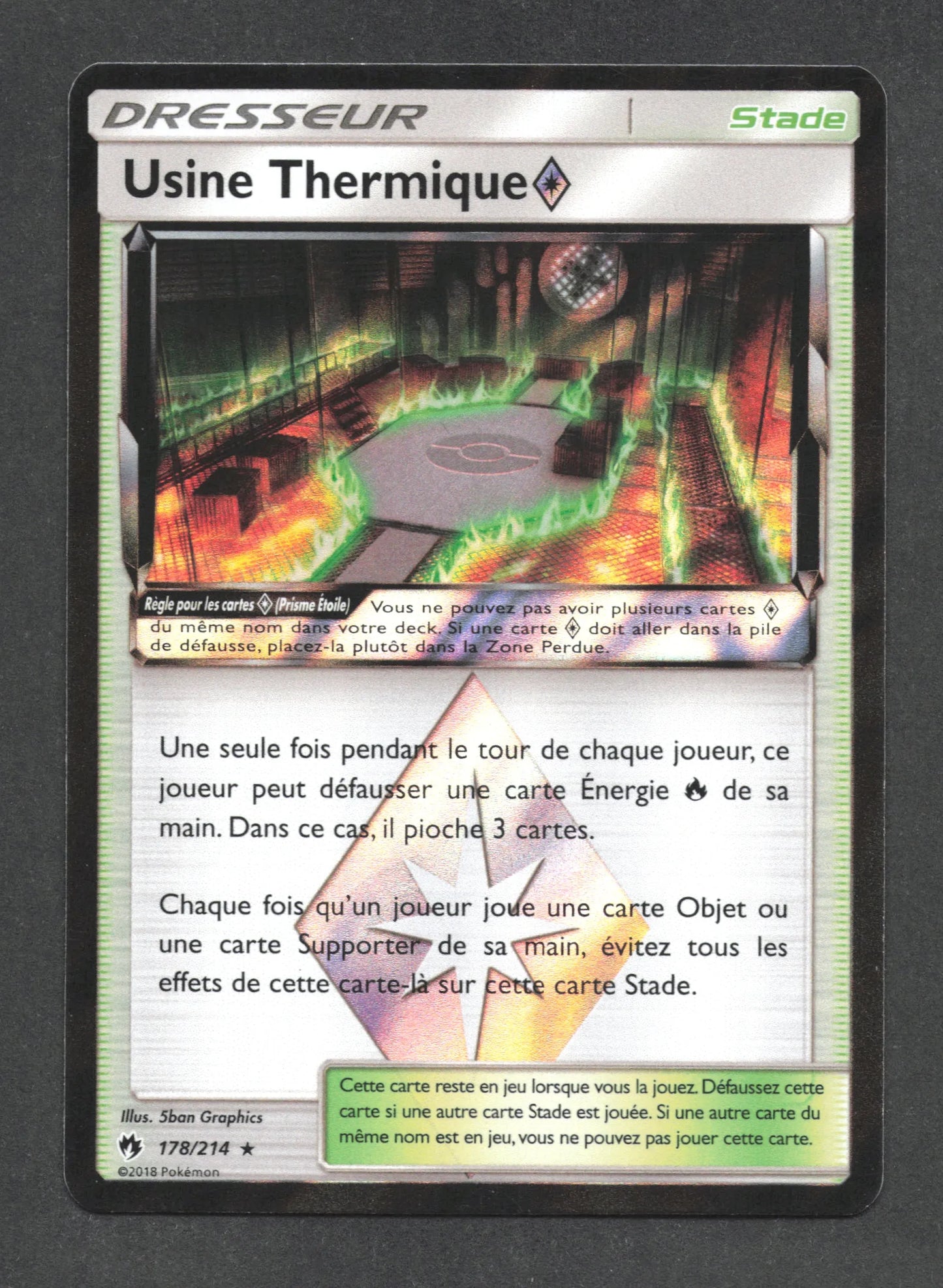 178/214 Usine Thermique HOLO - Tonnerre Perdu