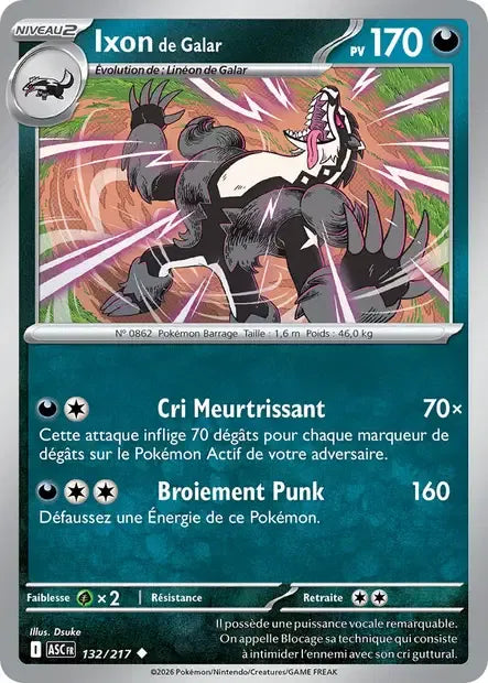 132/217 Ixon POKEBALL - Héros Transcendants