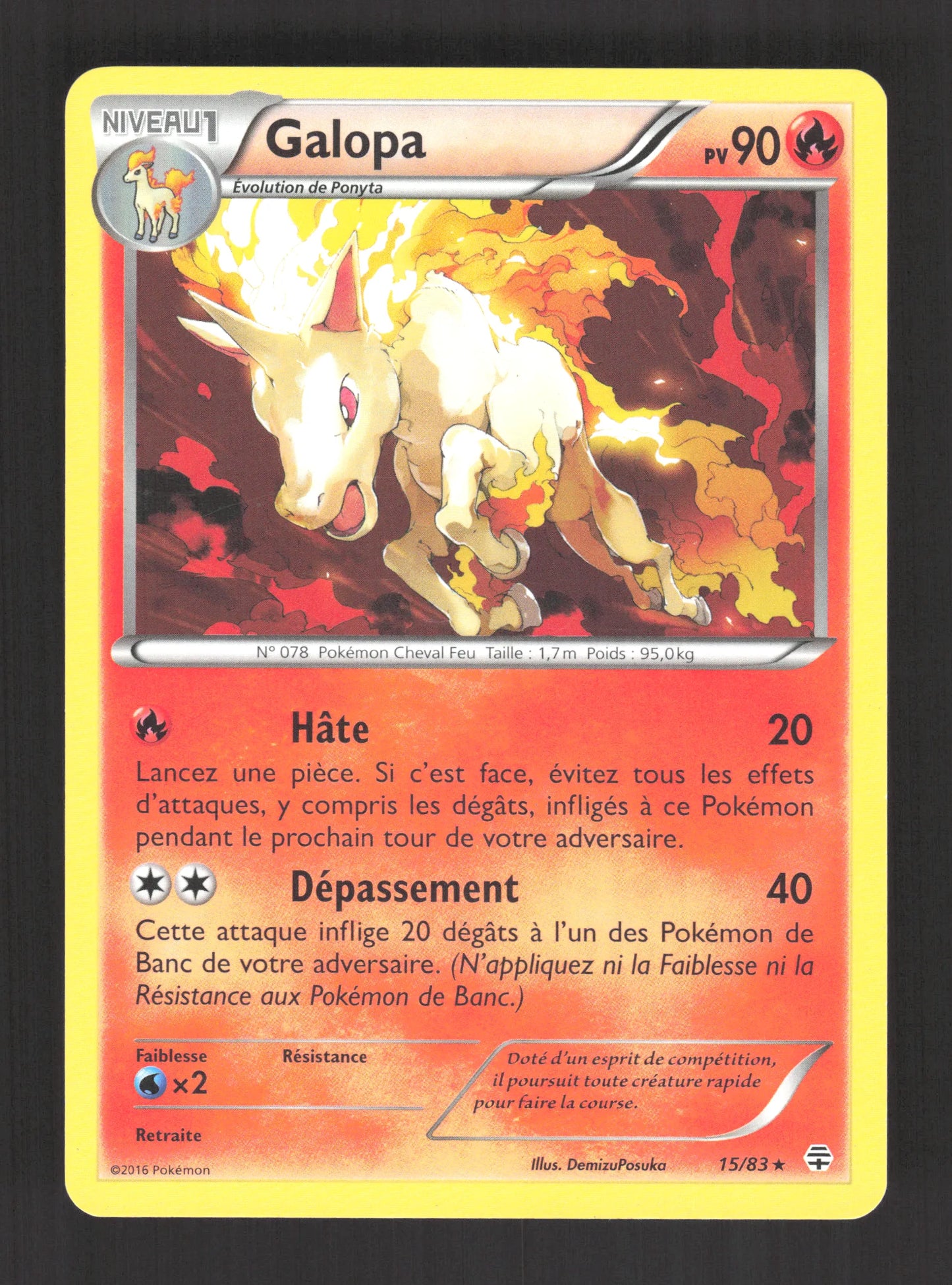 15/83 Galopa RARE - Générations