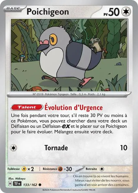 Poichigeon Reverse 133/162 - Forces Temporelles