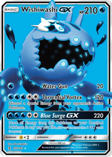 133/145 Wishiwashi GX - Anglais