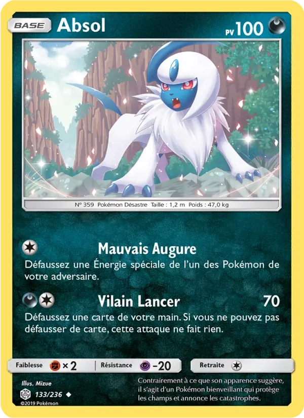 133/236 Absol REVERSE - Éclipse Cosmique