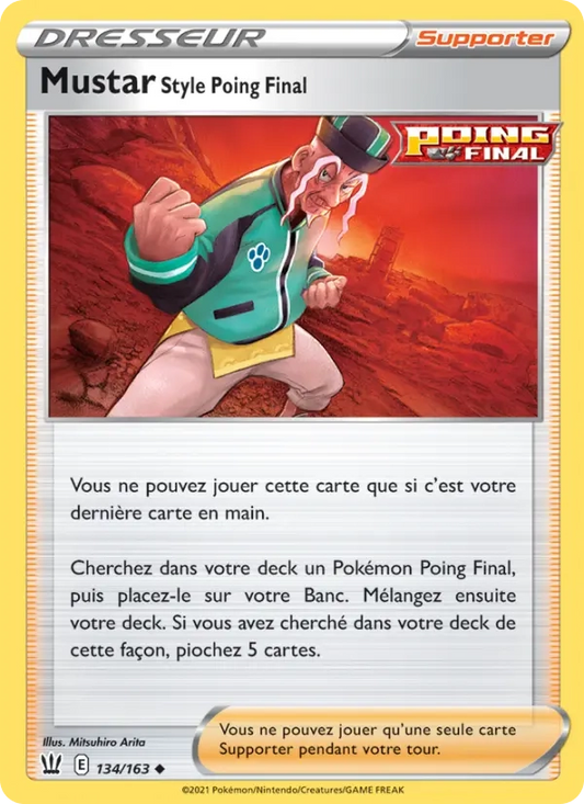 134/163 Mustar Style Poing Final Reverse - Styles de Combat