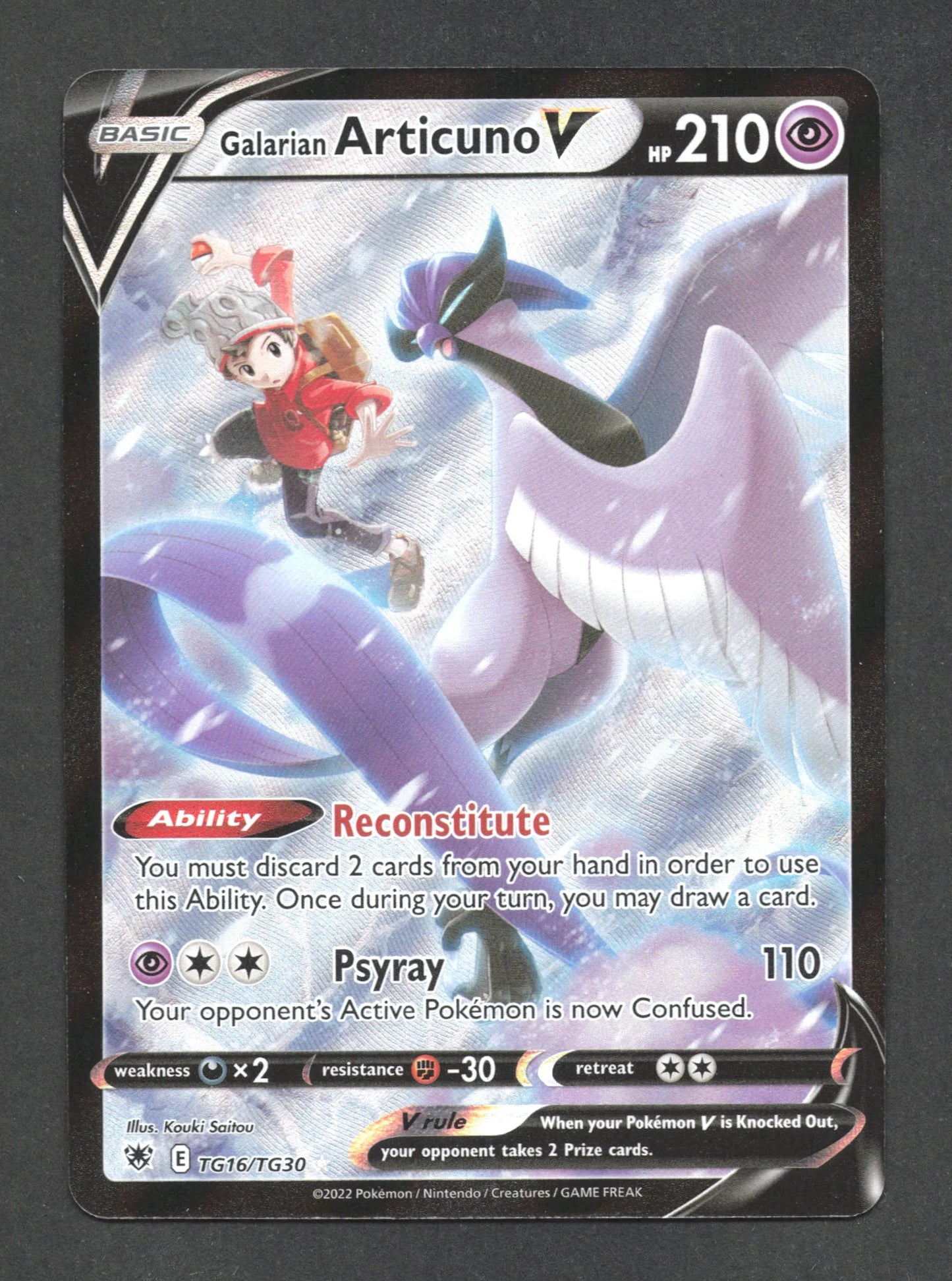 TG16/TG30 Articuno V ANGLAIS - Anglais