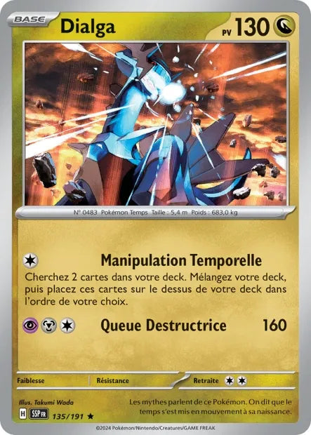 135/191 Dialga Reverse - Étincelles Déferlantes