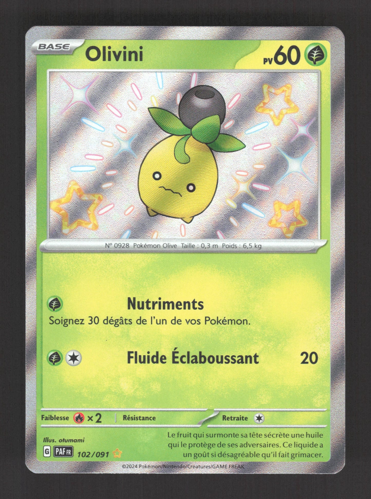 102/091 Olivini SHINY - Destinées de Paldea