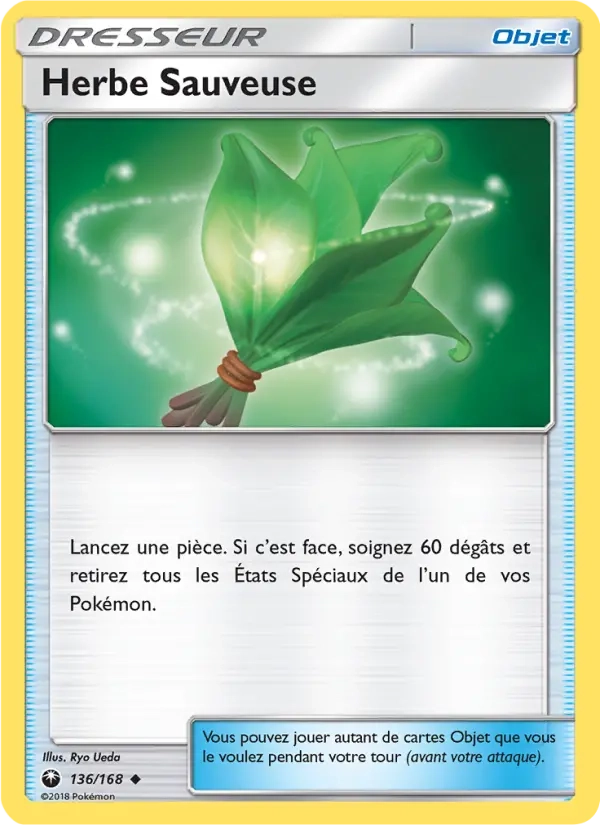 136/168 Herbe Sauveuse REVERSE - Tempête Céleste