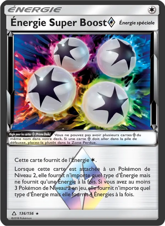 136/156 Energie Super Boost HOLO - Ultra-Prisme