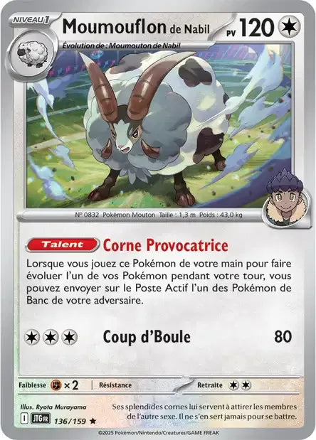 136/159 Moumouflon de Nabil Holo - Aventures Ensemble