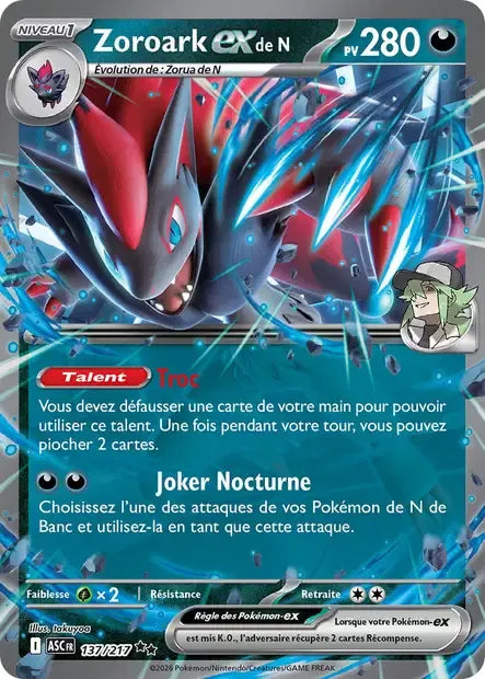 137/217 Zoroark EX - Héros Transcendants