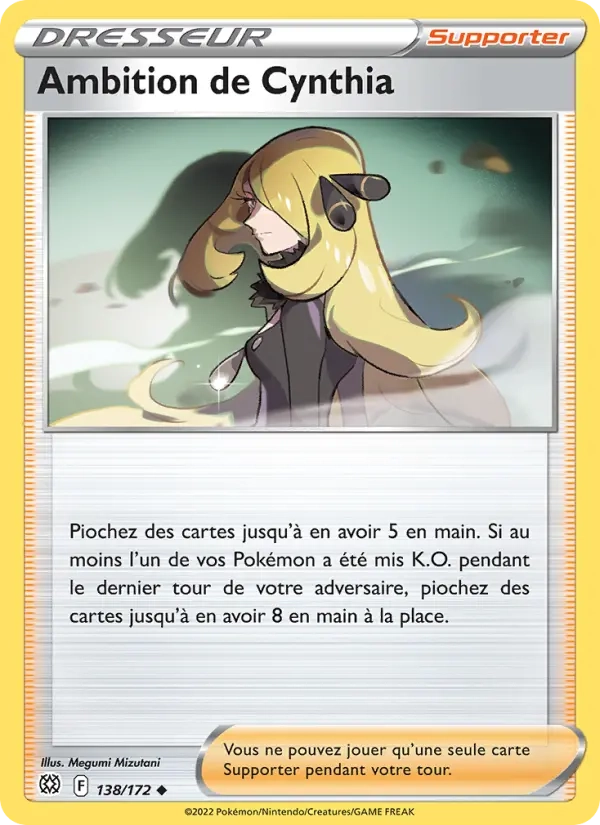 138/172 Ambition de Cynthia Reverse - Stars Étincelantes