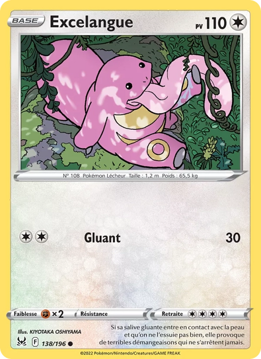 138/196 Excelangue Reverse - Origine Perdue
