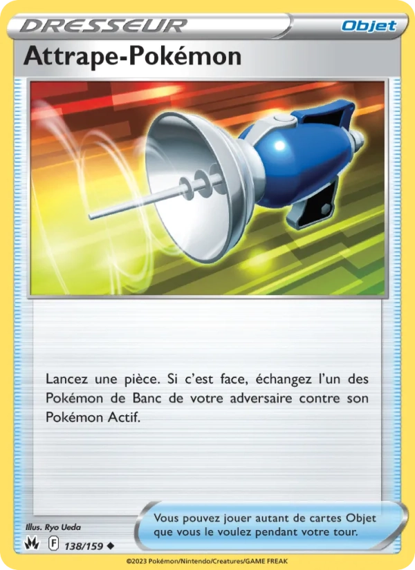 138/159 Attrape Pokemon REVERSE - Zénith Suprême