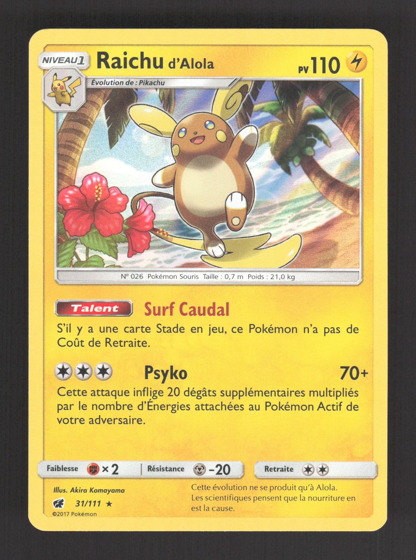 31/111 Raichu HOLO - Invasion Carmin