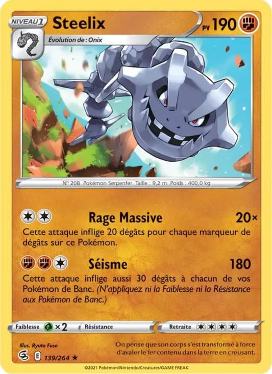 139/264 Steelix Reverse - Poing de Fusion