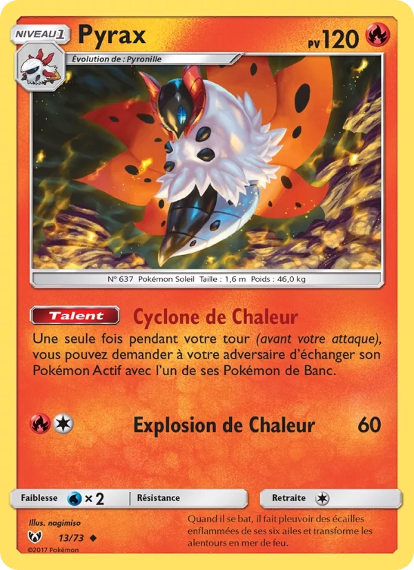 13/73 Pyrax REVERSE - Légendes Brillantes