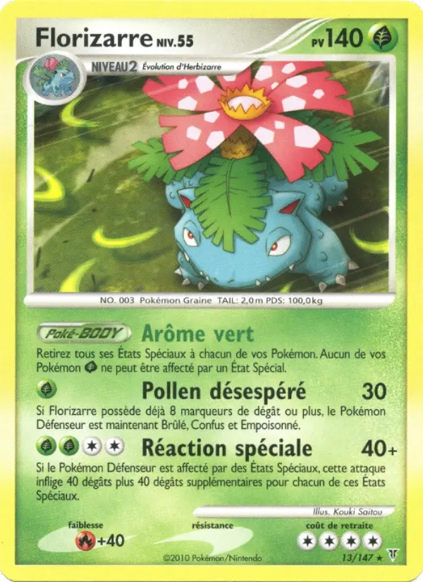 13/147 Florizarre RARE - Vainqueurs Suprêmes