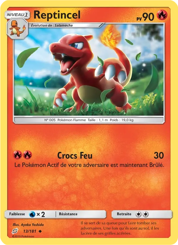 13/181 Reptincel UNCO - Duo de Choc
