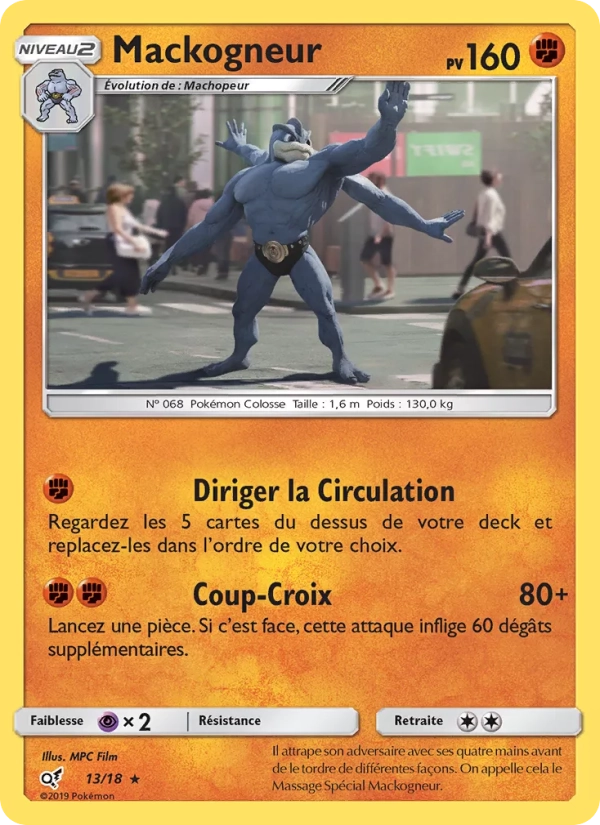 13/18 Mackogneur HOLO - Détective Pikachu