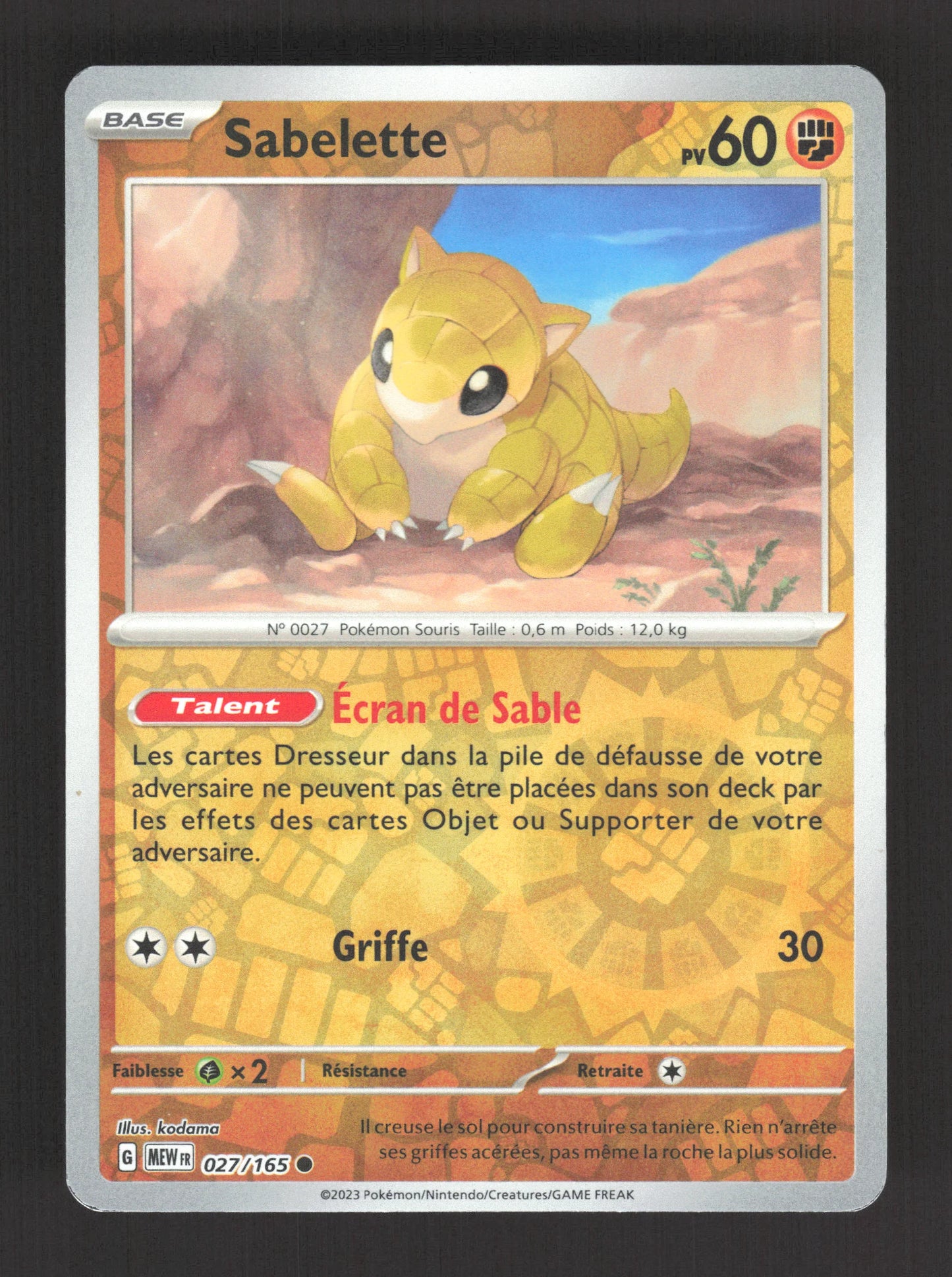 027/165 Sabelette REVERSE - 151