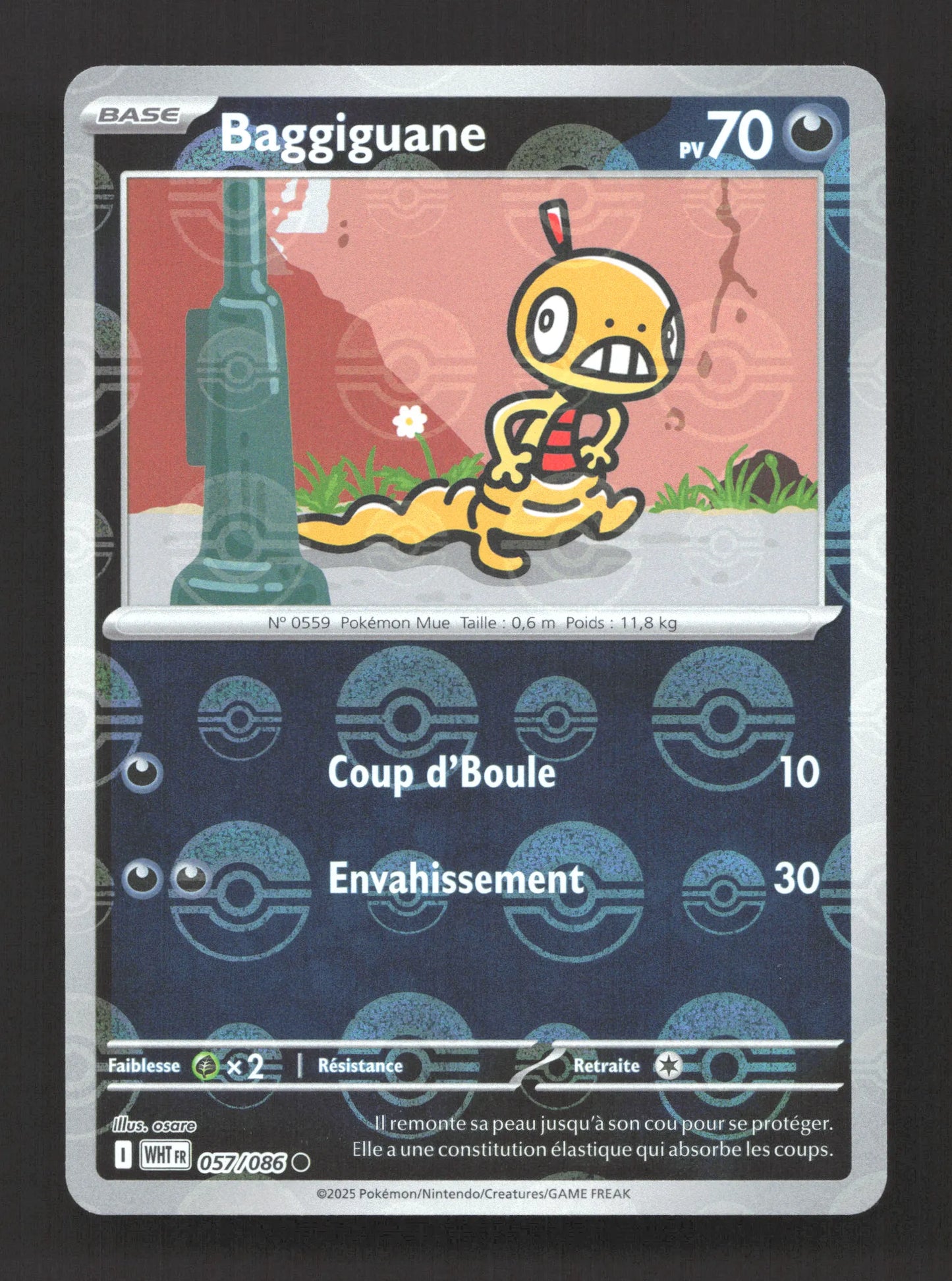 057/086 Baggiguane POKEBALL - Flamme Blanche - Pokeball