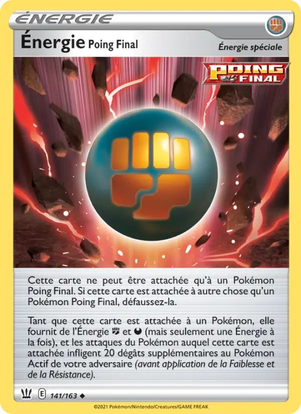 Énergie Poing Final Reverse 141/163 - Styles de Combat