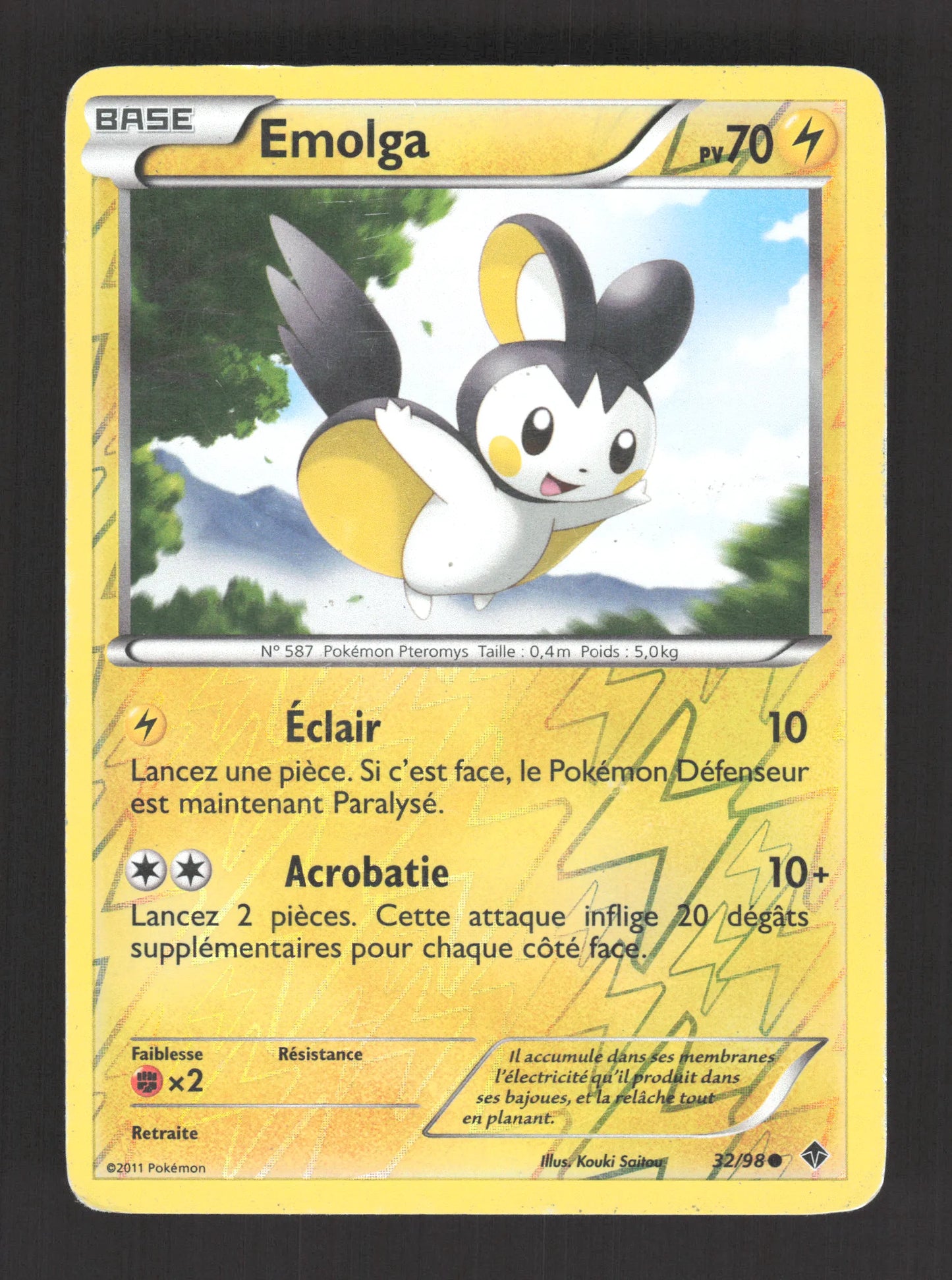 32/98 Emolga REVERSE - Pouvoirs Émergents