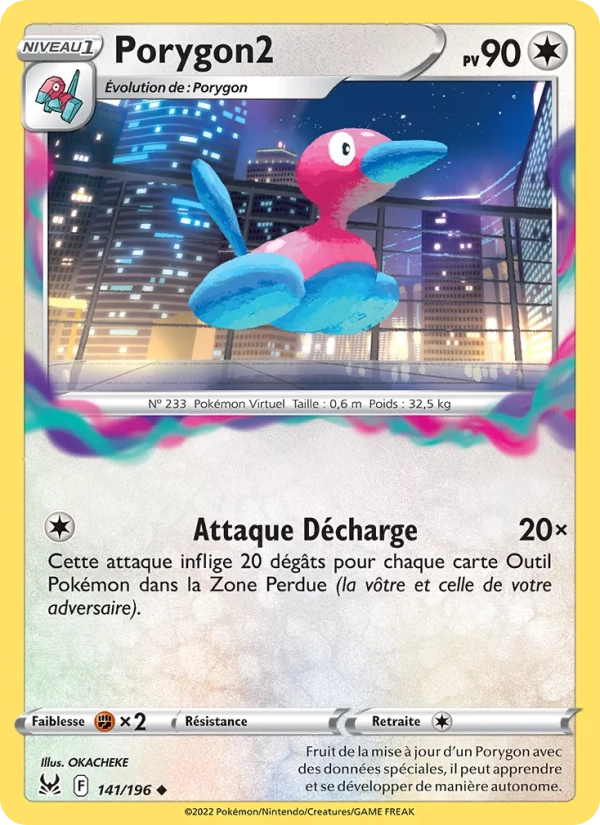 141/196 Porygon2 Reverse - Origine Perdue