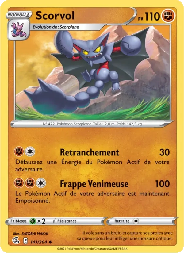 Scorvol Reverse 141/264 - Poing de Fusion